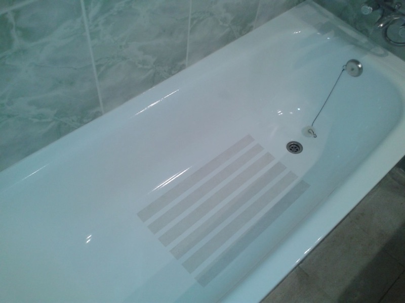 Banheira com faixas antiderrapantes Grip-antislip